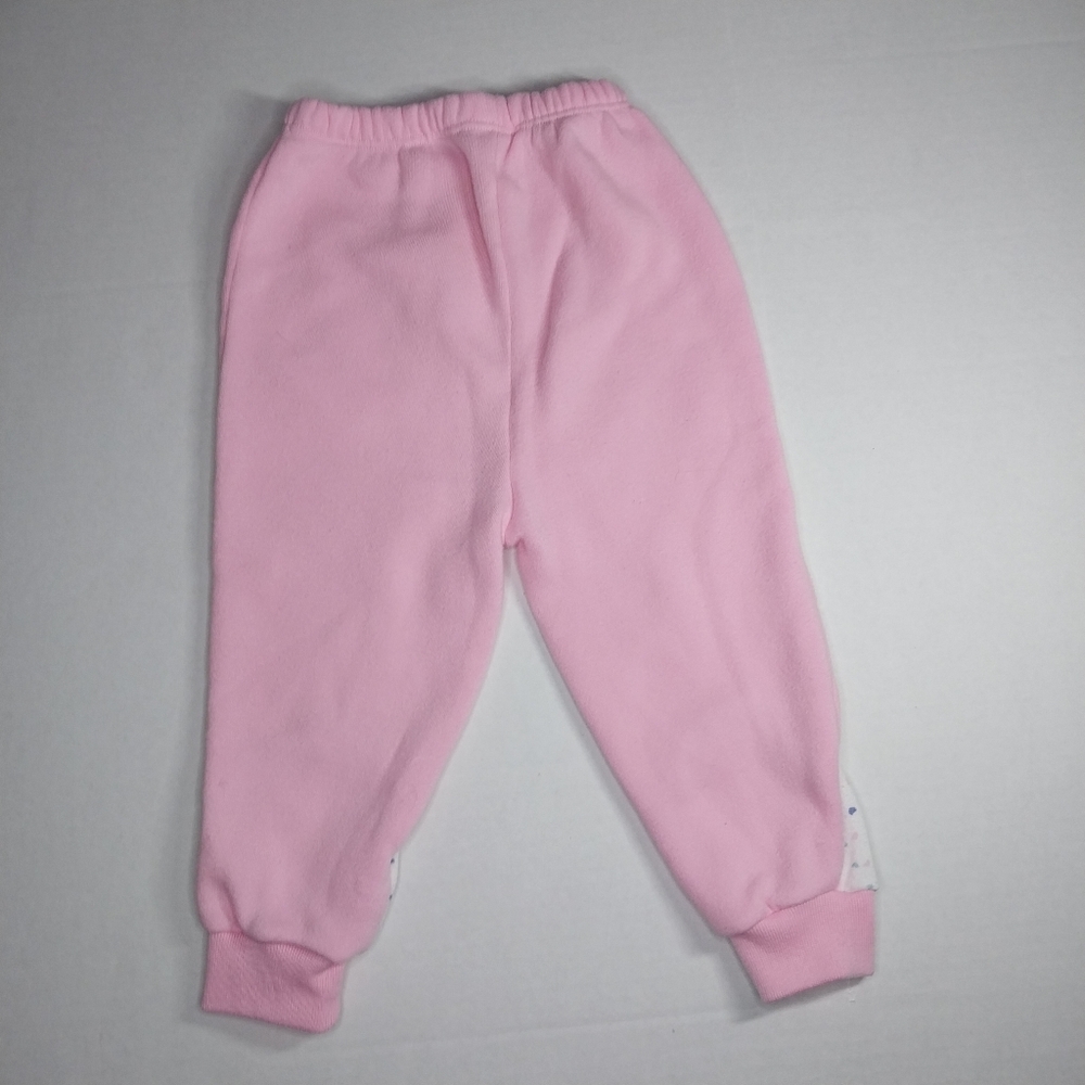 Vintage 80/90s Lovespun 24 Months Sweat Shirt Pant Outfit bunny rabbits Pink - Picture 9 of 10